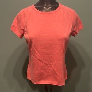 Talbots Pink Sweater with short sleeves